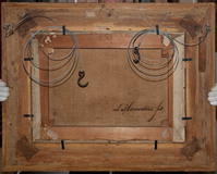 KS 195
<br/>
Landschap met watermolen en stenen brug
<br/>
<em>Hanedoes, Louwrens (1822-1905)</em>